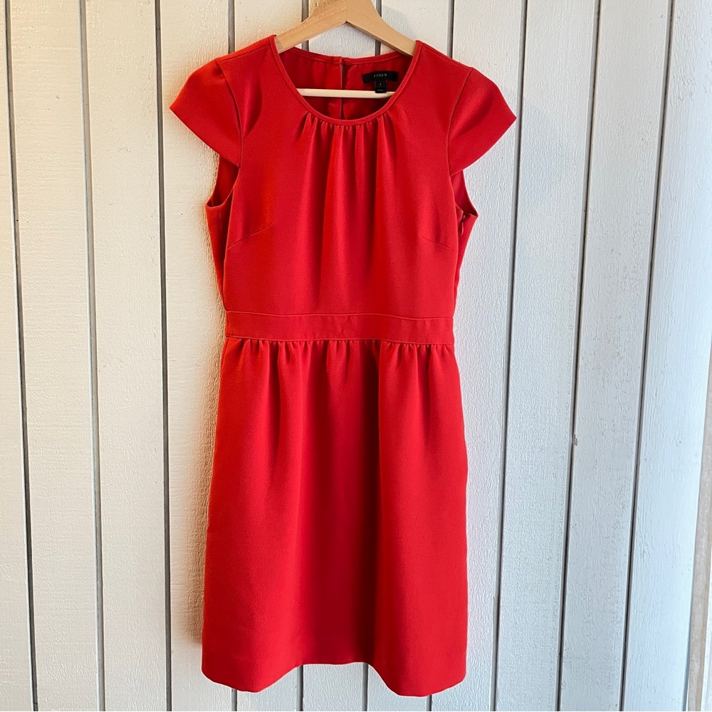 J. Crew Red Dress